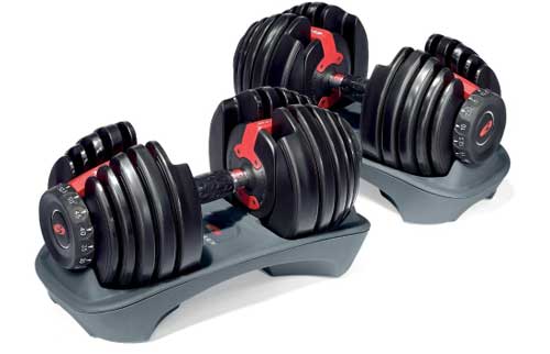 You can get comprehensive and varied weight training with just this set, rather than having 6 or 7 different dumbbells cluttering up your floor.