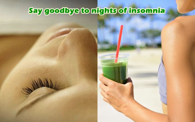 Smoothie Ideas. Sleep Boosting Green Smoothie #greensmoothies #smoothies